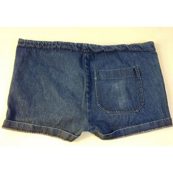 Vtg Jean Shorts Denim Dark Wash‎ Blue Medium USA Deva Cottage Industry H13 - Picture 2 of 5